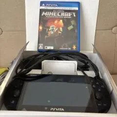 SONY プレステVita ブラック 本体 Minecraftソフト