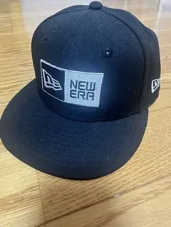 NEW ERA ブラック キッズベースボールキャップ