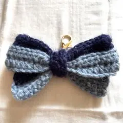 【ハンドメイド】リボンチャーム かぎ針編み ④