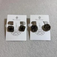 ハンドメイドイヤリング　2点セット