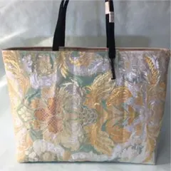 296   豪華刺繍　袋帯ハンドメイドトートバッグ