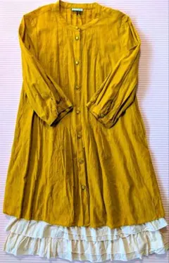 ホコモモラ シャツワンピース&ノースリーブフリルスカートワンピース40(M)