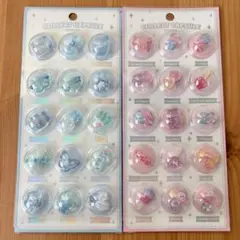 カプセルシール 立体 3D 星 蝶々 キャンディ 青系 ピンク 可愛い