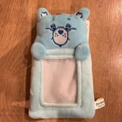 ケアベア　ダイソー　トレカケース　【水色】