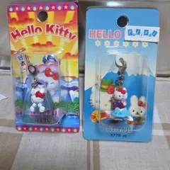 ハローキティ　ファスナーマスコット　富士山シリーズ4つセット Hello Kitty 富士山限定 ファスナーマスコット ハローキティ - メルカリ