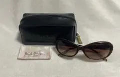 PAUL SMITH ポールスミス サングラス オーバル レザーケース クロス付のサムネイル