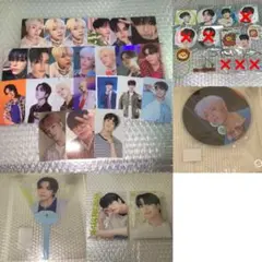 ジェヒョク treasure トレカ うちわ 缶バッジ アクリルキーホルダー