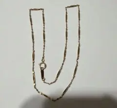 ぴ*ゅ様 750 刻印あり ゴールドカラー デザイン ネックレス K18 刻印 