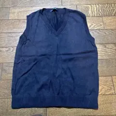 familiar ネイビー Vネック ベスト