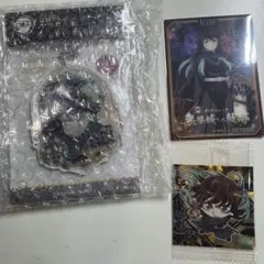 鬼滅の刃　時透無一郎　箔押しアクリルキーホルダー　ウエハースシール　3点セット