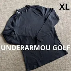 UNDERARMOUR GOLF 長袖ハイネックシャツ　COLDGEAR黒XL