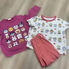 90cmセット売り　ユニクロ　ファンターネ　パジャマ　アンパンマントレーナー