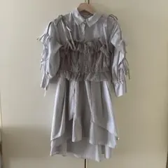 mikiosakabe】 little flower frill blouse - メルカリ