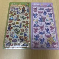 ディズニー　ズートピア　スティッチ　ボンボンドロップシール　正規品