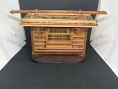 ハンドメイド 竹細工 駕籠型の虫籠 駿河竹千筋細工 角型虫篭（小） 虫籠 静岡県伝統工芸品 久保田正
