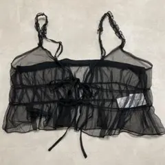 黒　キャミソール、ビスチェ