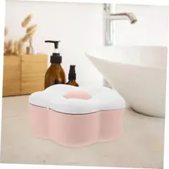 【鏡付き】お花型 アクセサリーケース ジュエリーボックス ピンク 小物入れ 収納