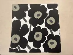 marimekko unikko クッションカバー 45×45 ブラック