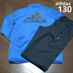 アディダス　130cm　ジャージ　セットアップ　　エッセンシャルズ　ビッグロゴ
