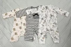 H&M ・西松屋　ベビー ロンパース 3枚セット