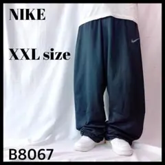 NIKE ナイキ トラックパンツ ジャージ 黒 グレーライン メンズ XXL