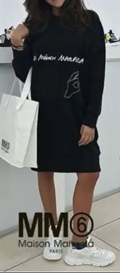 MM6 Maison Margiela アニバーサリー　スウェット　ワンピース MM6 Maison Margiela アニバーサリー スウェット ワンピース - メルカリ