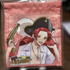 Irregular Dice Liura ピンクデザインミニポーチ