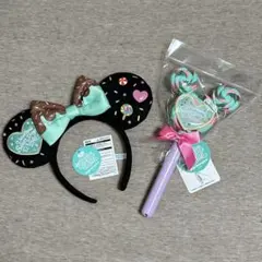 ディズニー カチューシャ ステッキ ミニー パルパルーザ ヴェネロペ スイーツ①
