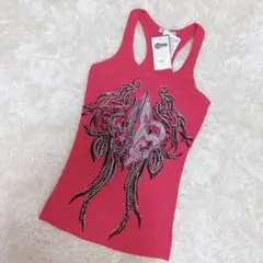 【新品】　ラインストーンギャルタンクトップ　d.i.a　エドハーディ　ギャル系