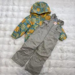 RESEEDA 100 男女兼用　スキーウェア　上下セット　黄色×ベージュ