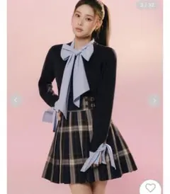 SNIDEL スナイデル ボウタイドッキングニットプルオーバー