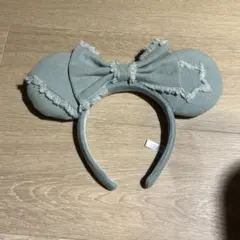 ミニー　デニム　カチューシャ　ディズニー
