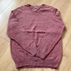 UNIQLO ピンク系 Vネックニットセーター L