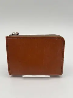 極美品✨SLOW ブライドルレザー　L字ファスナー　キャメルのサムネイル