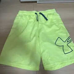 Under Armour 蛍光イエロー ハーフパンツ 160