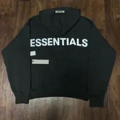 Fog Essentials ブラック黒パーカー人気ロゴ 反射フォントのサムネイル