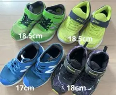 HANZO ニューバランス　SUPERSTAR asics スニーカー　4足