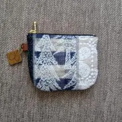 ◆ハンドメイド◆ミナペルホネン　つぎはぎファスナーポーチ