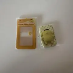 新品未使用 ポムポムプリン スクエア缶バッジカバー サンリオ ガチャガチャ