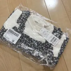 新品　プティマイン　花柄　チュニック　90