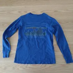 patagonia 長袖カットソー 青　XS