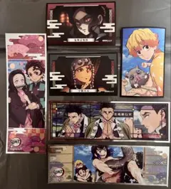 鬼滅の刃 ステッカー　シール　6点セット