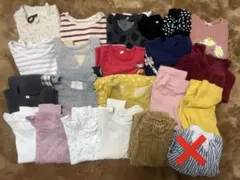 子供服　女のトップス　ボトムス　120cm 20枚　まとめ売り