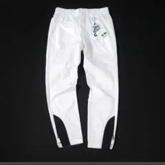 パーリーゲイツ　PGG ジョガーパンツ　5 L〜XL 白　ホワイト　スリット入り パーリーゲイツ PGG ジョガーパンツ 5 L〜XL 白 ホワイト スリット入り