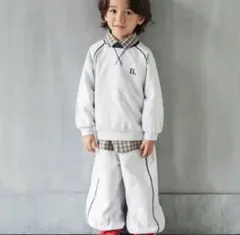 パイピングライン スウェットパンツ_セットアップ可　BREEZE アイボリー