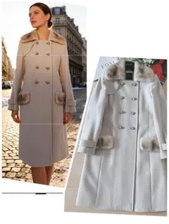 極美品！FOXEY 52万円カシミアファーコート 40 Rene foxey - メルカリ