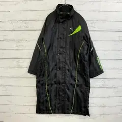PUMA ベンチコート 黒 150 裏ボア キッズ ロング スポーツ サッカー