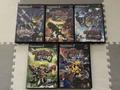 ラチェット＆クランク 1 2 3 4 5 PS2 5本セット