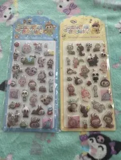 ラブブ ぷくぷくシール ぷっくりシール 光るシール 夜光シール