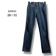 【EDWIN】エドウィン　スキニーデニムパンツ　ジーパン　インディゴ　28×31のサムネイル